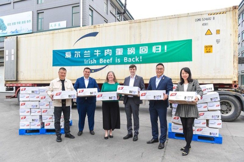 愛爾蘭牛肉恢復(fù)對華出口，首批集裝箱抵達中國|餐飲界